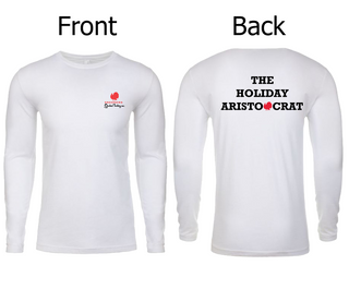 Buy white The "Holiday Aristocrat" Long Sleeve Tee