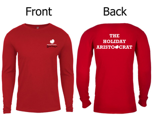 Buy red The "Holiday Aristocrat" Long Sleeve Tee